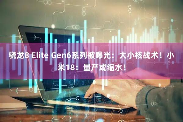 骁龙8 Elite Gen6系列被曝光：大小核战术！小米18：量产或缩水！